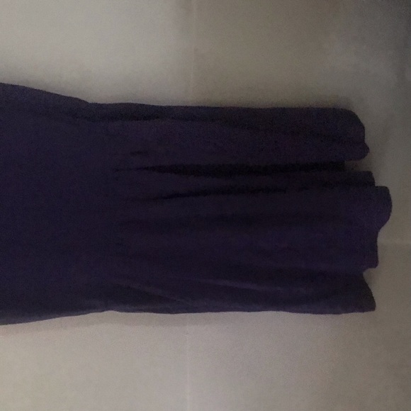 St John Knit Purple Jumper Jumpsuit sz 6 Sleeveless Knee Length Jumpsuit Summer - Picture 12 of 16